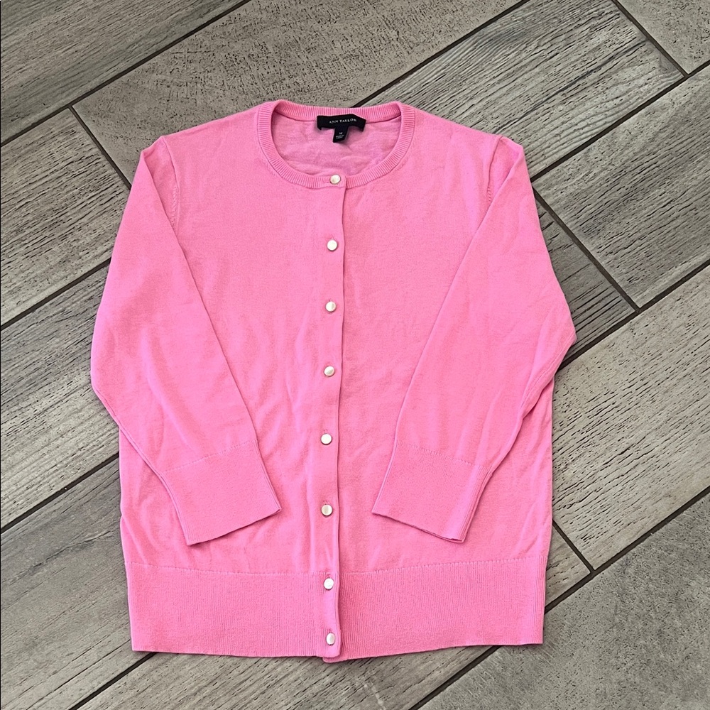 Ann Taylor Pink Women's Cardigan